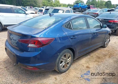 2019 Hyundai Elantra Sel from USA, damaged, VIN 5NPD84LF2KH422634